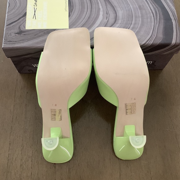 🆕 Jeffrey Campbell Mr Big heels in lime green - Picture 3 of 3